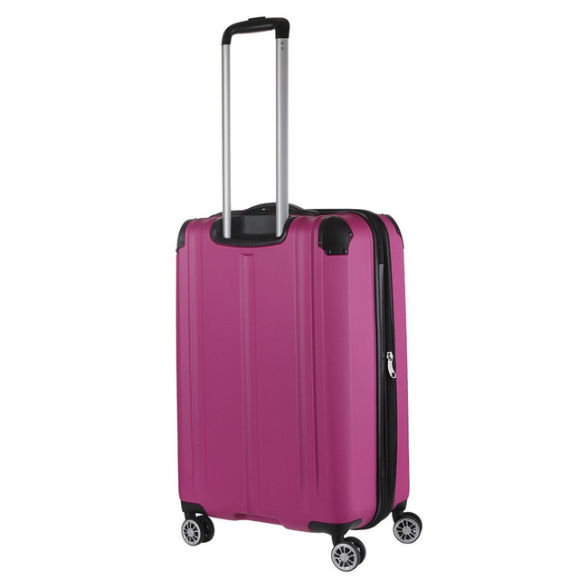 Walizka średnia poszerzana Travelite City - berry