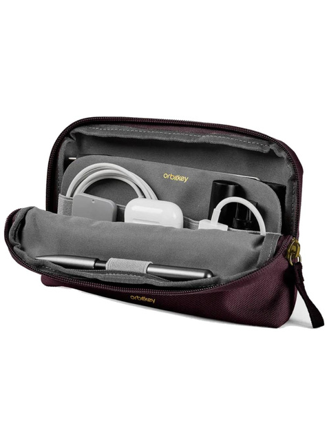 Etui organizer biurowy podróżny Orbitkey Desk Pouch - plum