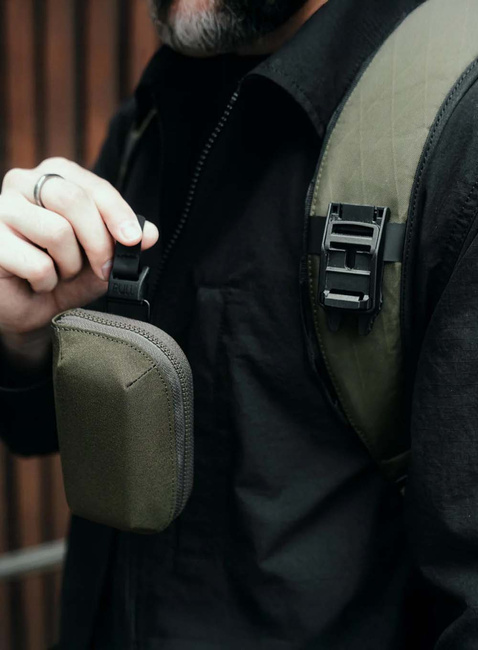 Kieszeń do plecaka organizer Alpaka HUB Zip Pocket - army green