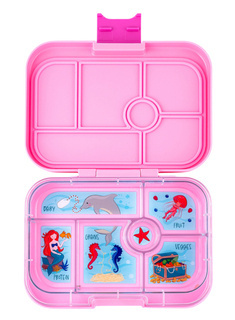 Szczelna średnia śniadaniówka Yumbox Original - power pink / mermaid