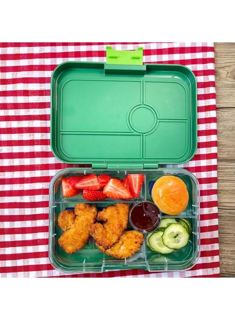Lunchbox do pracy XL Yumbox Tapas 5 sekcji - palm green / jungle