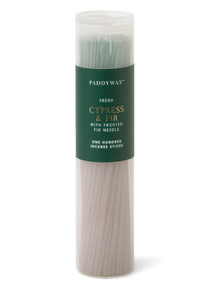Kadzidełka cyprysowo-jodłowe Paddywax Cypress & Fir w szklanym słoiku (100 szt.) - green