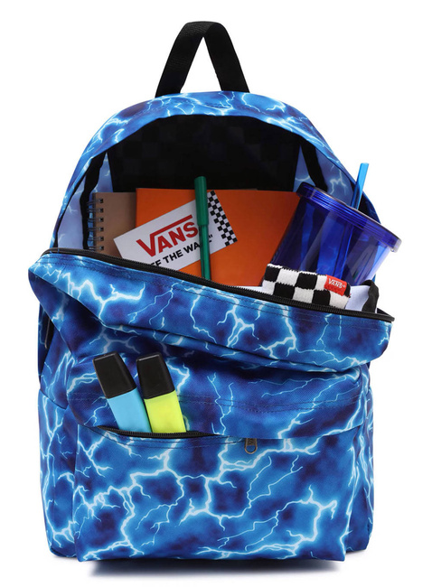 Zestaw plecak szkolny + piórnik Vans New Skool 20 l - true blue/white