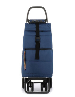 Wózek składany na zakupy Rolser BIG POLAR 4LT - navy blue