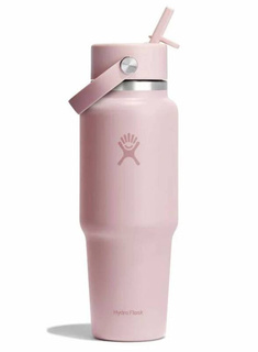Butelka termiczna ze słomką Hydro Flask Wide Mouth Travel Bottle 946 ml - tonal trillium