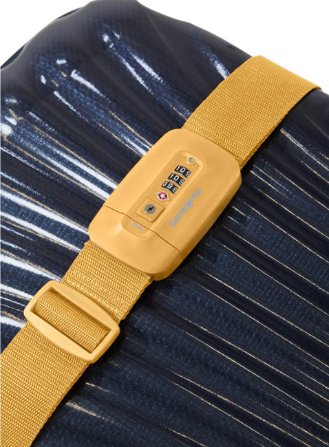 Pas do bagażu Samsonite Ta Revolution Luggage Strap TSA Lock - yellow