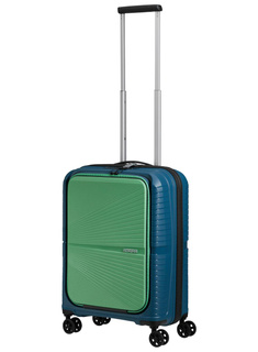 Walizka kabinowa American Tourister Frontloader Airconic - teal blue / green