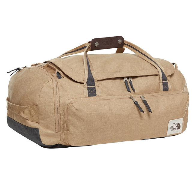 Turystyczna torba, plecak The North Face Berkeley Duffel M - kelp tan dark heather/asphalt grey