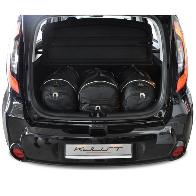 KIA SOUL 2014-2016 TORBY DO BAGAŻNIKA 3 SZT