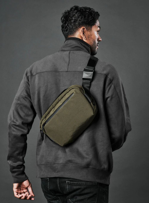 Torba na ramię crossbody Alpaka Go Sling Mini V2 Axoflux - army green