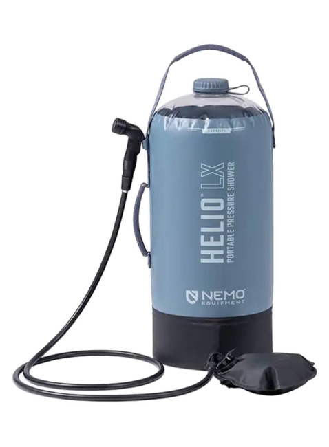 Prysznic turystyczny Nemo Helio LX Pressure Shower - fortress / black