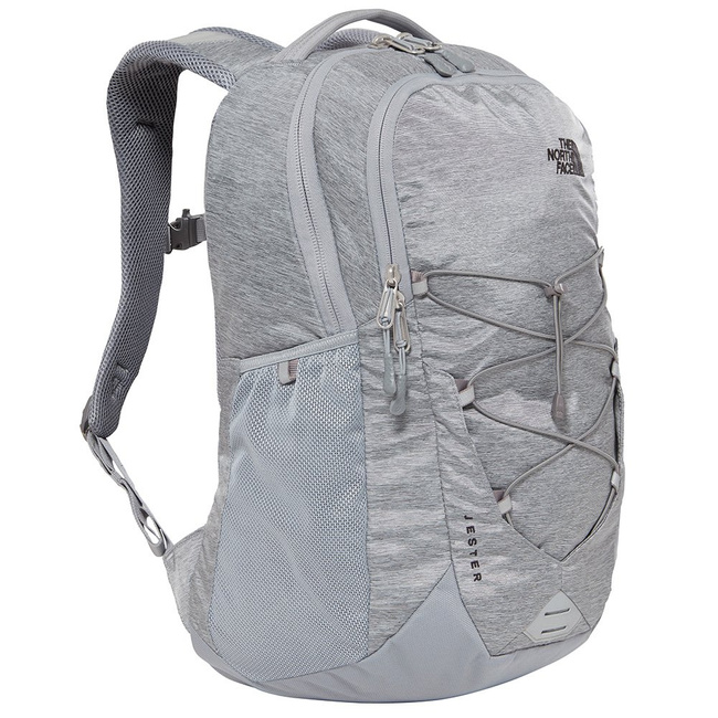 Plecak na laptopa The North Face Jester - mid grey dark heather/tnf black