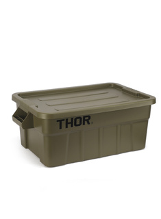 Kontener z pokrywą do przechowywania THOR Tote Box 53 L- olive drab