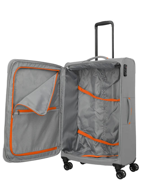 Walizka duża Travelite Umbria EXP - smoky grey