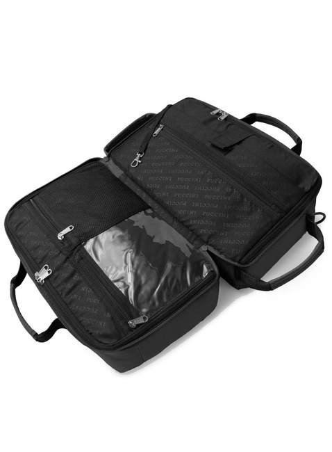 Torba kabinowa Puccini Barbados - czarny