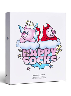 Skarpety 2 pary Happy Socks 2-Pack Gift Set - good and bad pig