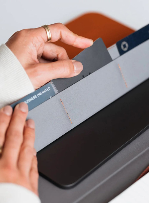 Etui podkładka z notatnikiem Orbitkey Compendium A5 Leather Free - black