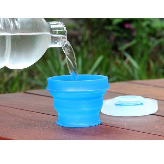 Składany kubek turystyczny Humangear GoCup - clear