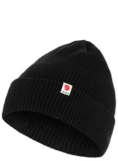 Czapka dzianinowa Fjallraven Tab Hat - black