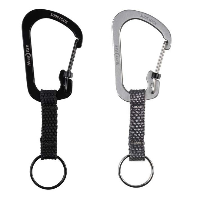 Karabinek SlideLock Key Ring #3 Nite Ize - czarny
