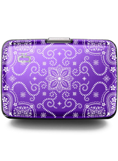Portfel aluminiowy Ogon Design Stockholm Card Case Premium V3 - bandana purple