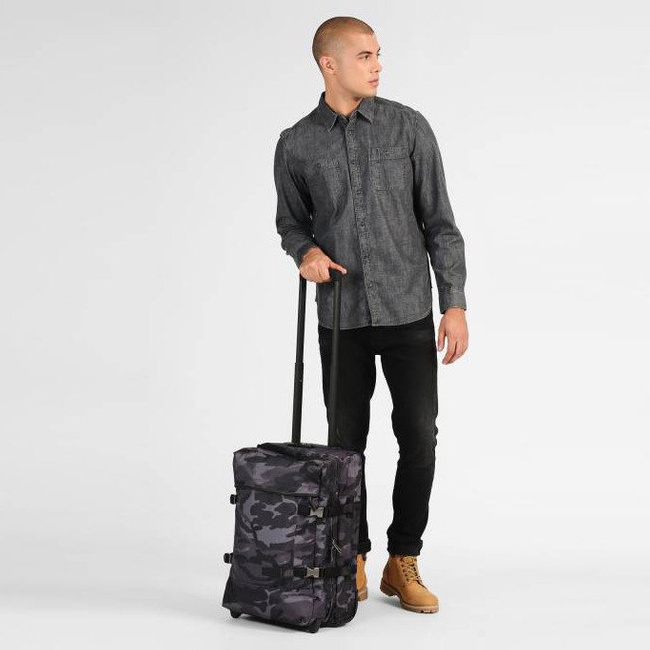 Torba podróżna na kółkach Eastpak Tranverz S constructed camo