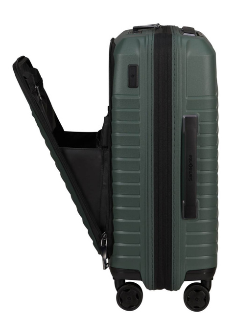 Walizka kabinowa z kieszenią na laptopa Samsonite Intuo EXP Easy Access - olive green