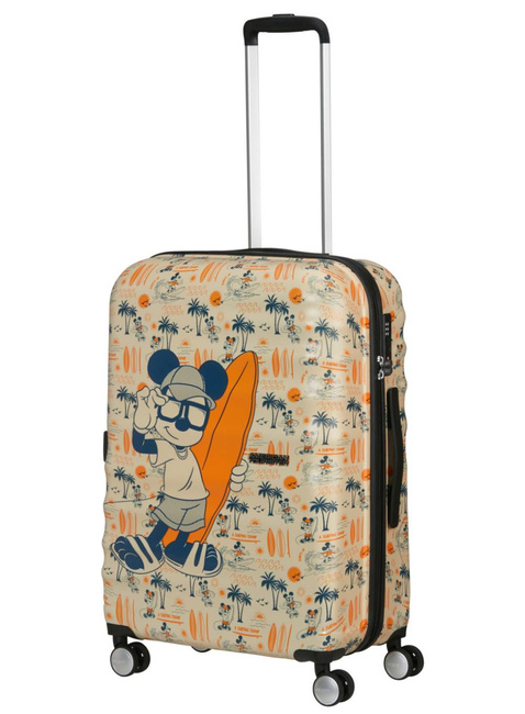 Walizka średnia American Tourister Wavebreaker Disney - Mickey super surf