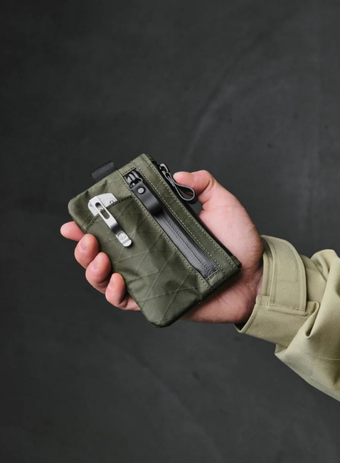 Portfel saszetka Alpaka Zip Cardholder - dark green