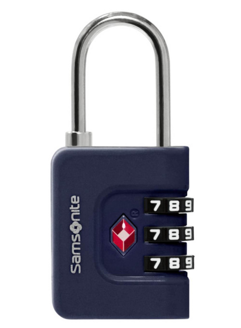 Kłódka do walizki Samsonite Ta Revolution Combilock 3 Dial TSA - midnight blue