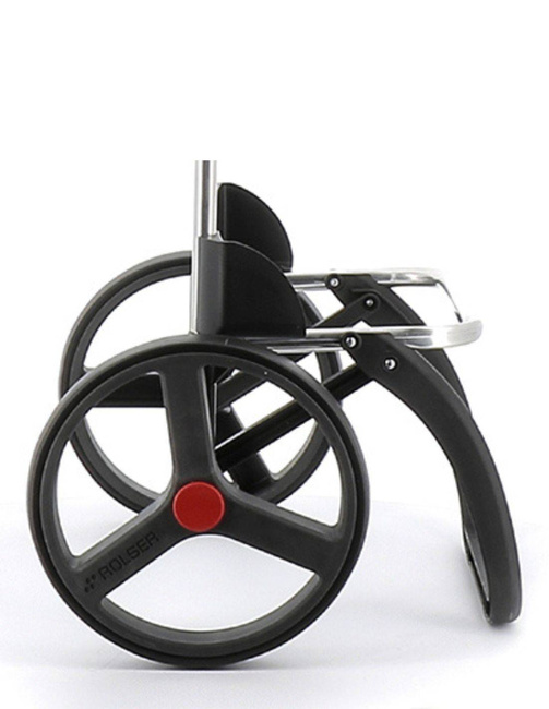 Wózek na zakupy Rolser COM8 Polar z dużymi kołami - blue