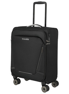 Walizka kabinowa Travelite Jetpack Light 4W Cabin - black
