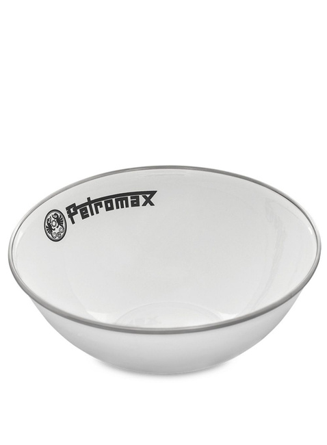Dwie miski turystyczne Petromax Enamel Bowls 1 l - white