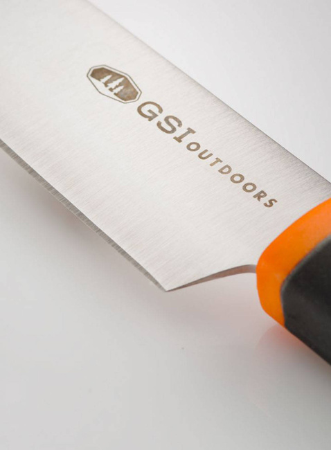 Nóż turystycznych GSI Outdoors Santoku ostrze 10,2 cm - grey
