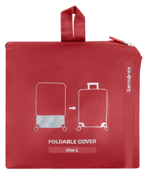 Pokrowiec na walizkę Samsonite Ta Revolution Foldable Luggage Cover L - red