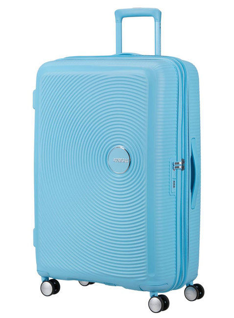 Walizka duża American Tourister SoundBox EXP - blueberry fizz