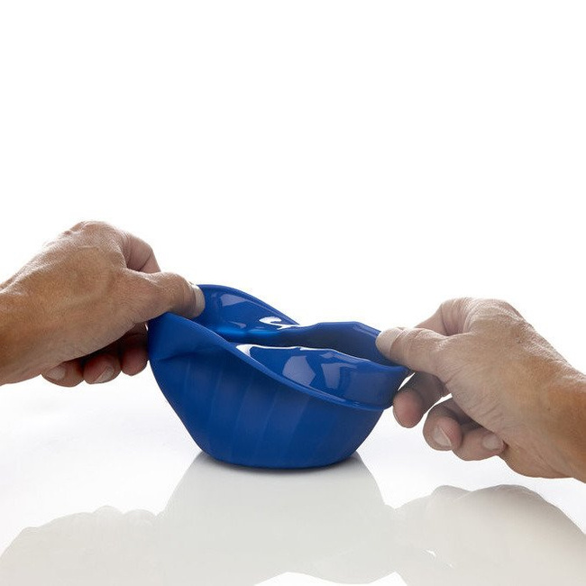 Silikonowa miska 2w1 Humangear Flexibowl - orange