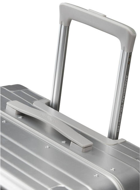 Walizka duża American Tourister Soundbox Alu - silver