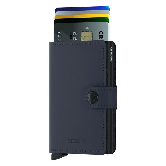 Portfelik RFID Secrid Miniwallet Matte - night blue