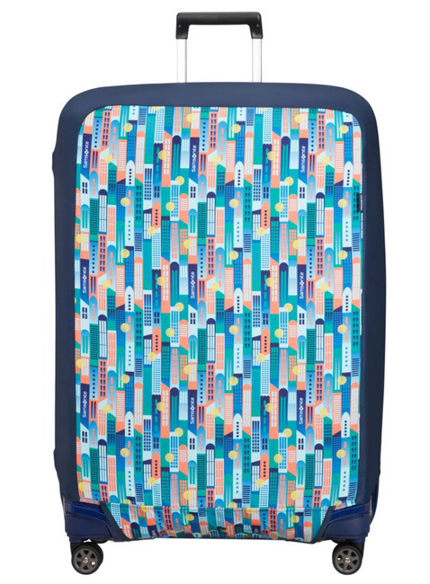 Pokrowiec na walizkę Samsonite Ta Revolution Foldable Luggage Cover XL - city print