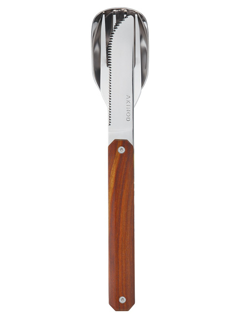 Sztućce magnetyczne zestaw Akinod Straight Cutlery 12H34 - coralwood