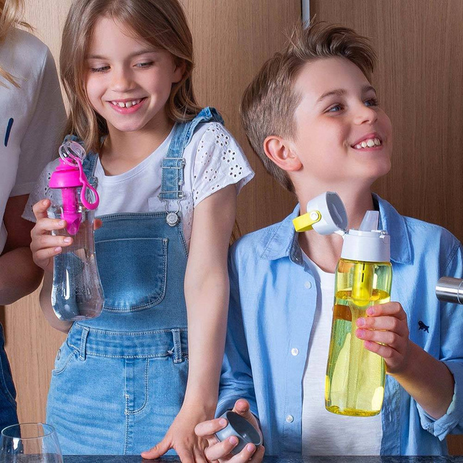 Butelka filtrująca z filtrem węglowym Dafi SOLID 0,7 l - bursztynowy 