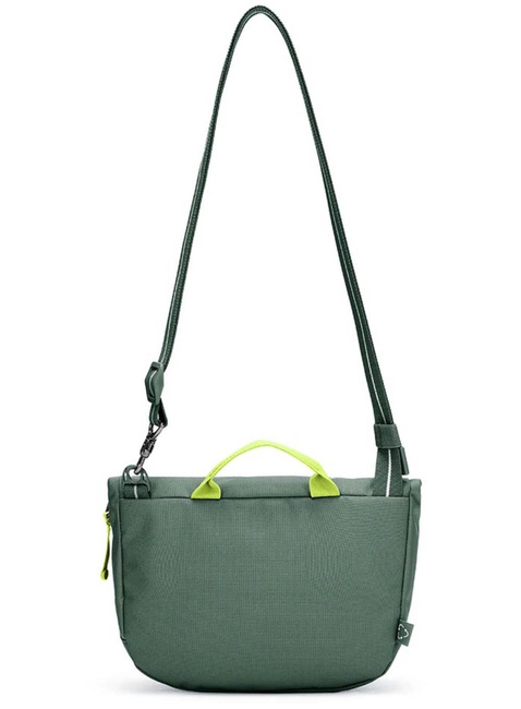Torba antykradzieżowa z klapą Pacsafe GO Saddle Crossbody - spruce green