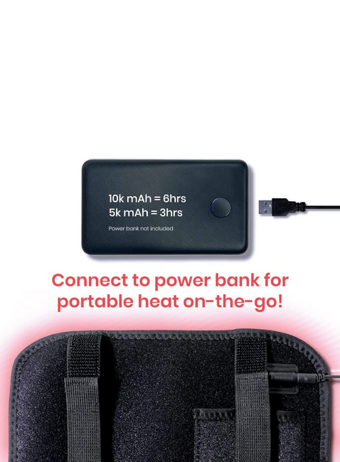 Poduszka grzewcza Cabeau Incredi-Heat USB Heating Pad - black