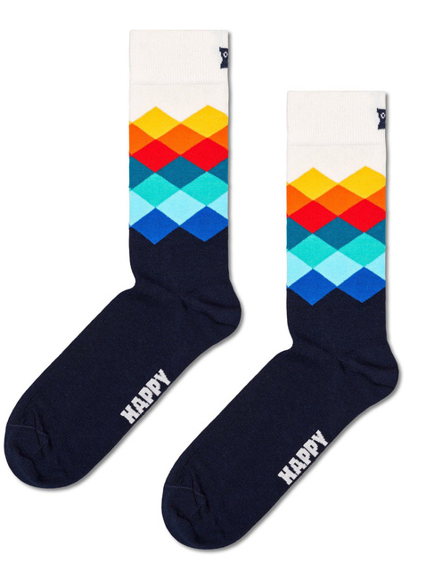 Skarpety unisex Happy Socks - navy / faded diamond