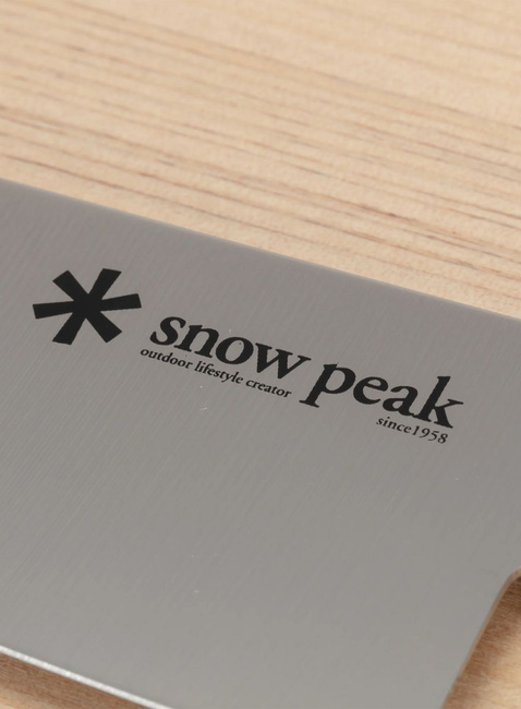 Zestaw turystyczny nóż i deska do krojenia Snow Peak Chopping Board Set L