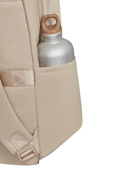 Plecak damski American Tourister PuffyPop M Backpack 15,6" - beige