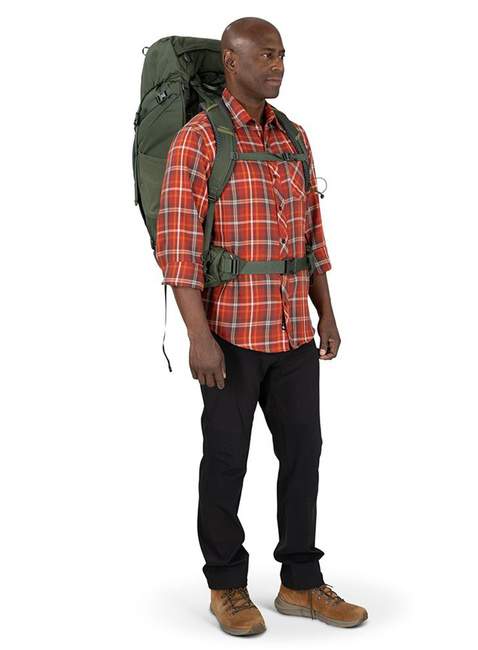 Męski trekkingowy plecak Osprey Kestrel 58 L/XL - bonsai green