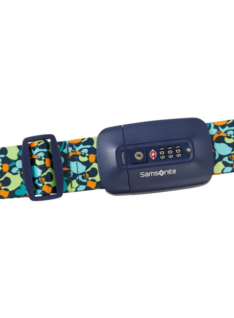 Pas do bagażu Samsonite Ta Revolution Luggage Strap TSA Lock - colorwave