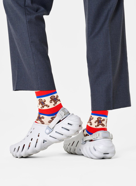 Skarpety unisex Happy Socks - cozy gingerbread stripe